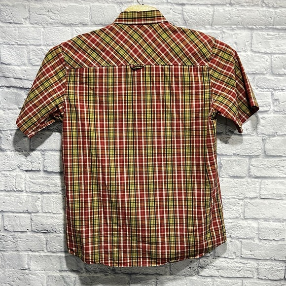 Pendleton Men‎ Button Multicolor Santiam Short Sleeve Lightweight Plaid Sz Large - Picture 3 of 8
